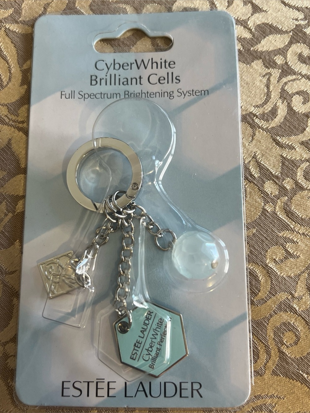Cyberwhite Brilliant Cells Estee Lauder Keychain  Skincare Fashion